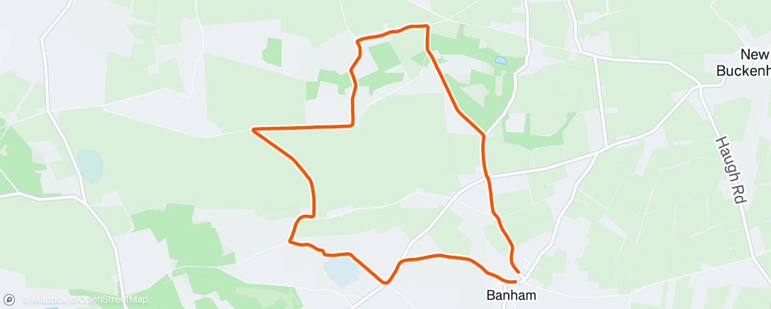 Карта физической активности (Morning Run)