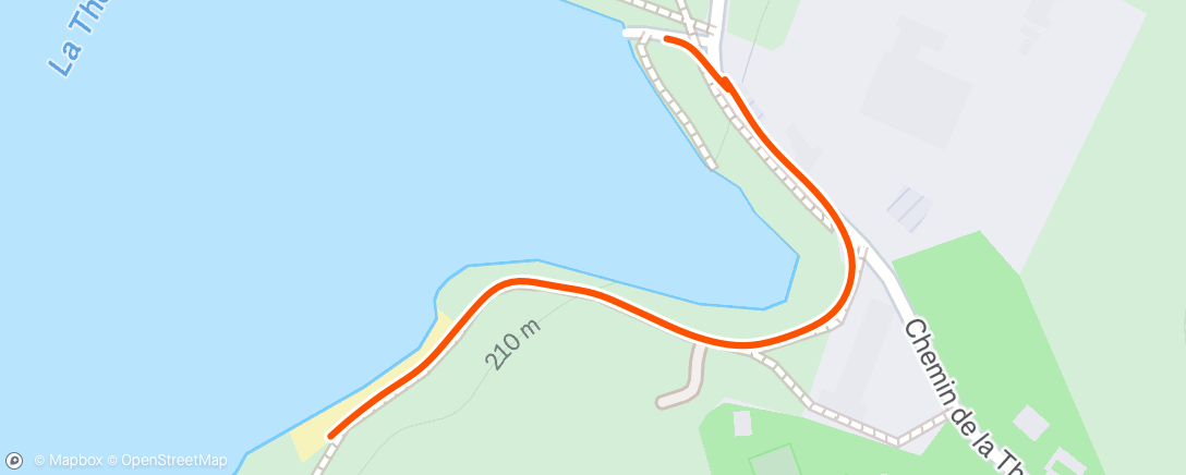 Map of the activity, Trail dans l'après-midi