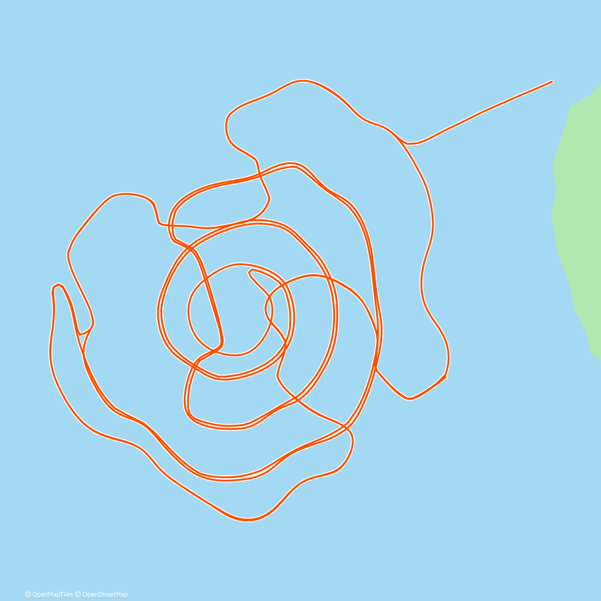 Map of the activity, Zwift - Whole Lotta Lava in Watopia