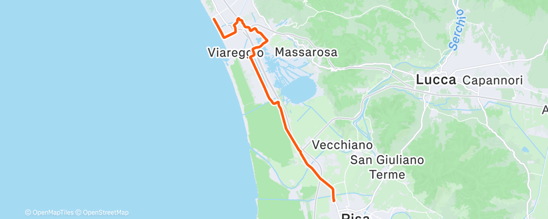 活动地图，Training Camp Viareggio - Day 4