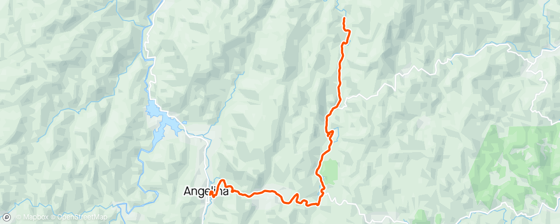 Map of the activity, Caminhada com o Bora ser Feliz