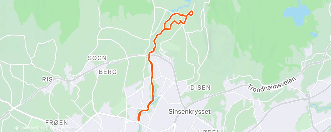 Map of the activity, Elefanten