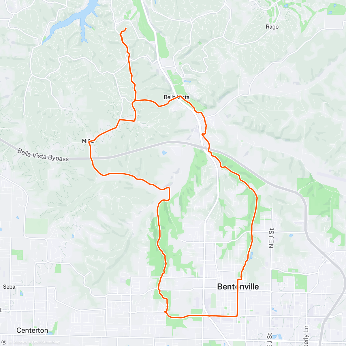 Map of the activity, So it’s spring, yeah?
