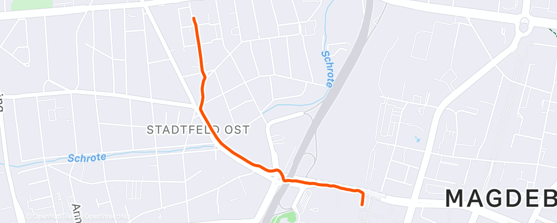 Map of the activity, Mittagspaziergang