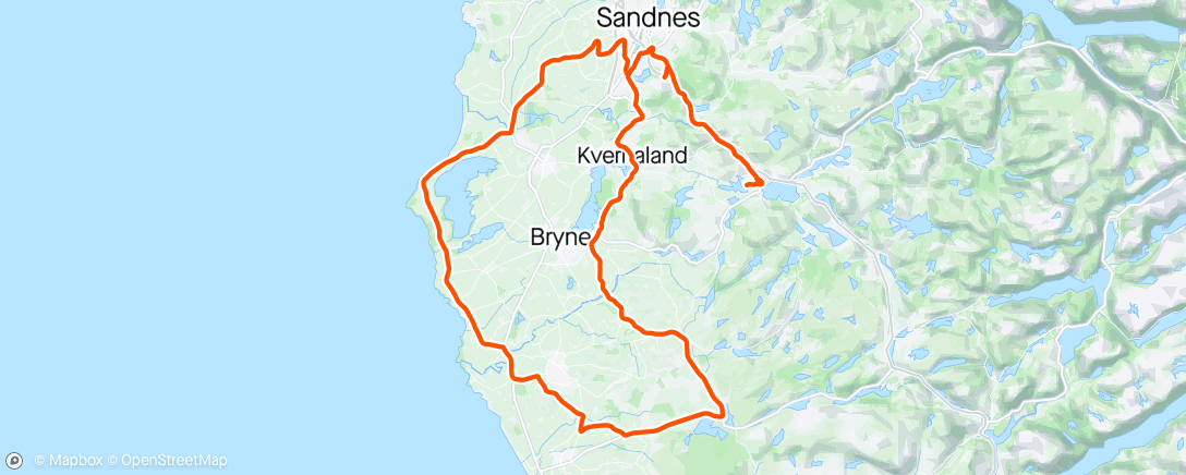 Map of the activity, BSK Rulleøkt