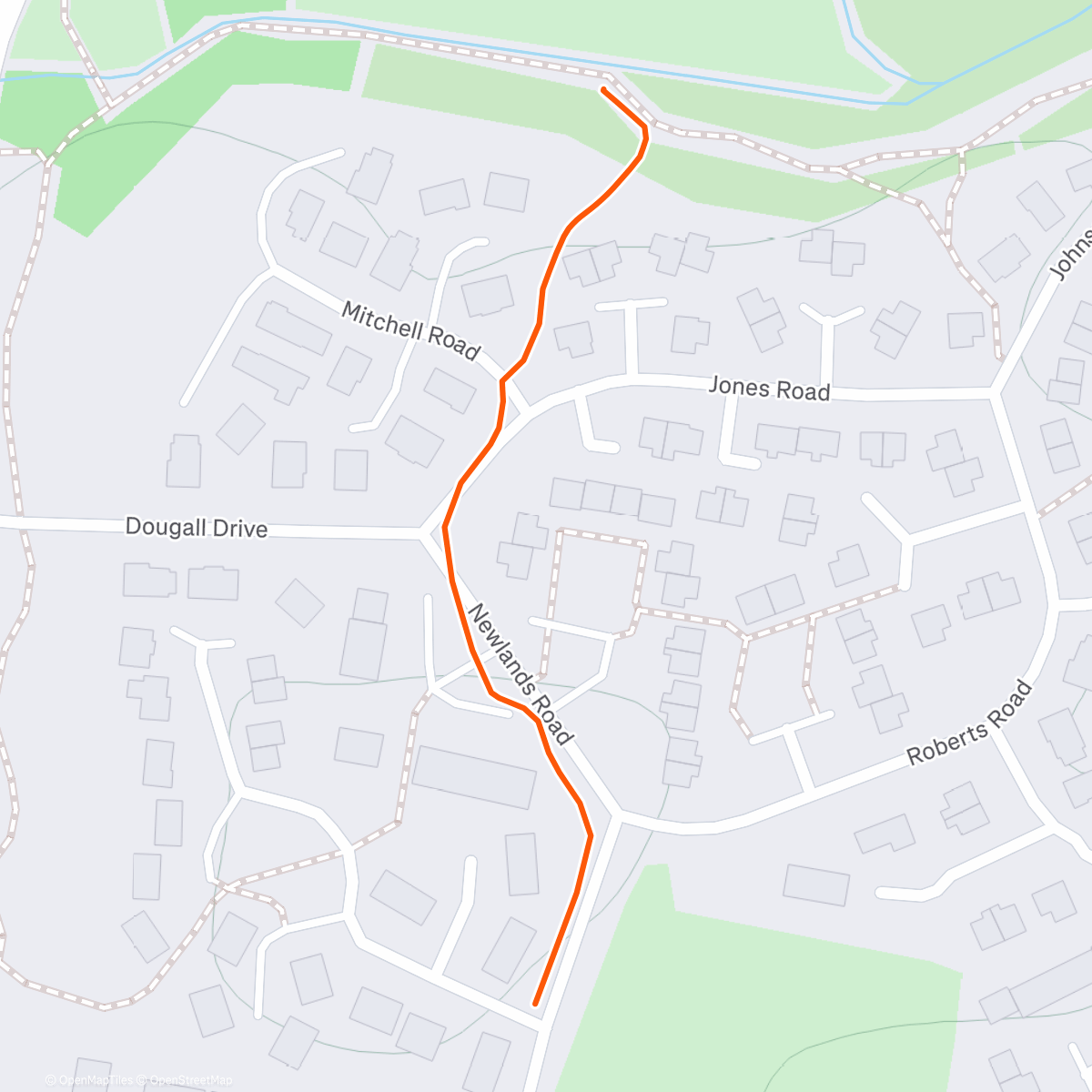 Map of the activity, The most incredible dog walk