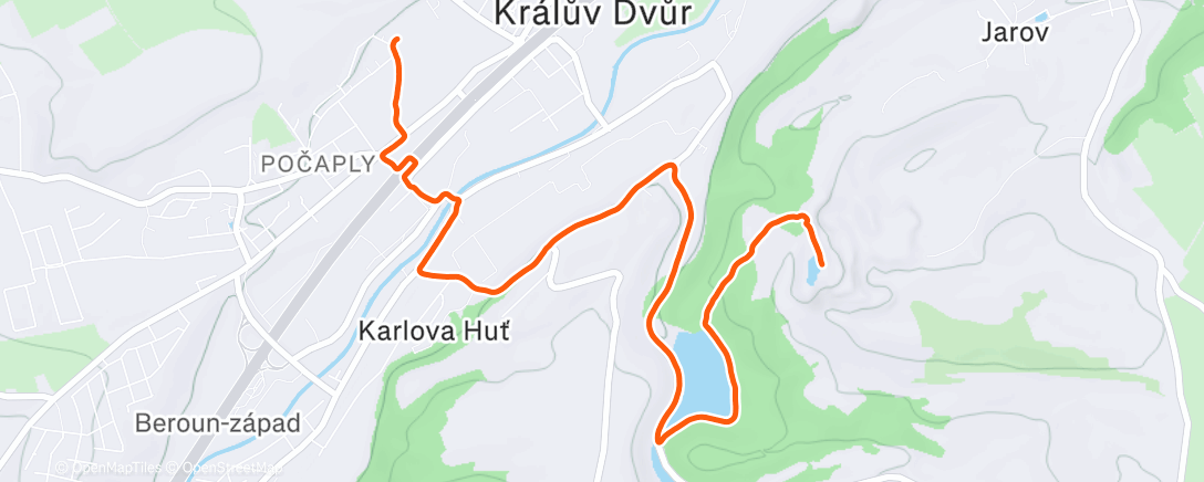 Карта физической активности (Lunch Run)