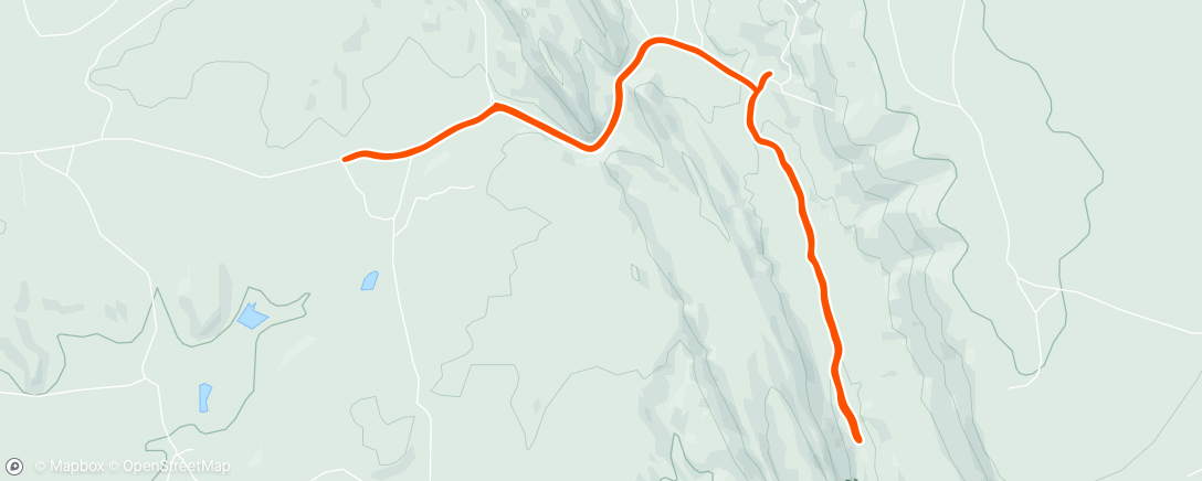 活动地图，Evening Trail Run