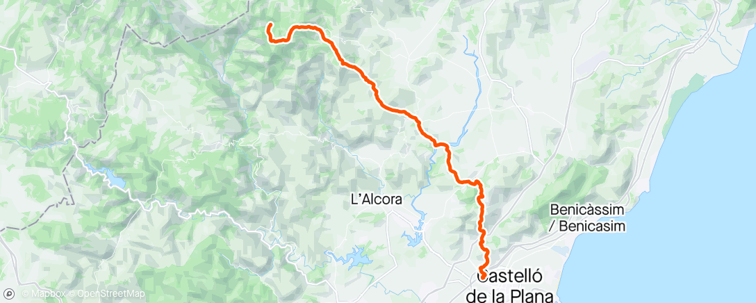 Map of the activity, MIM Penyagolosa trails 2024