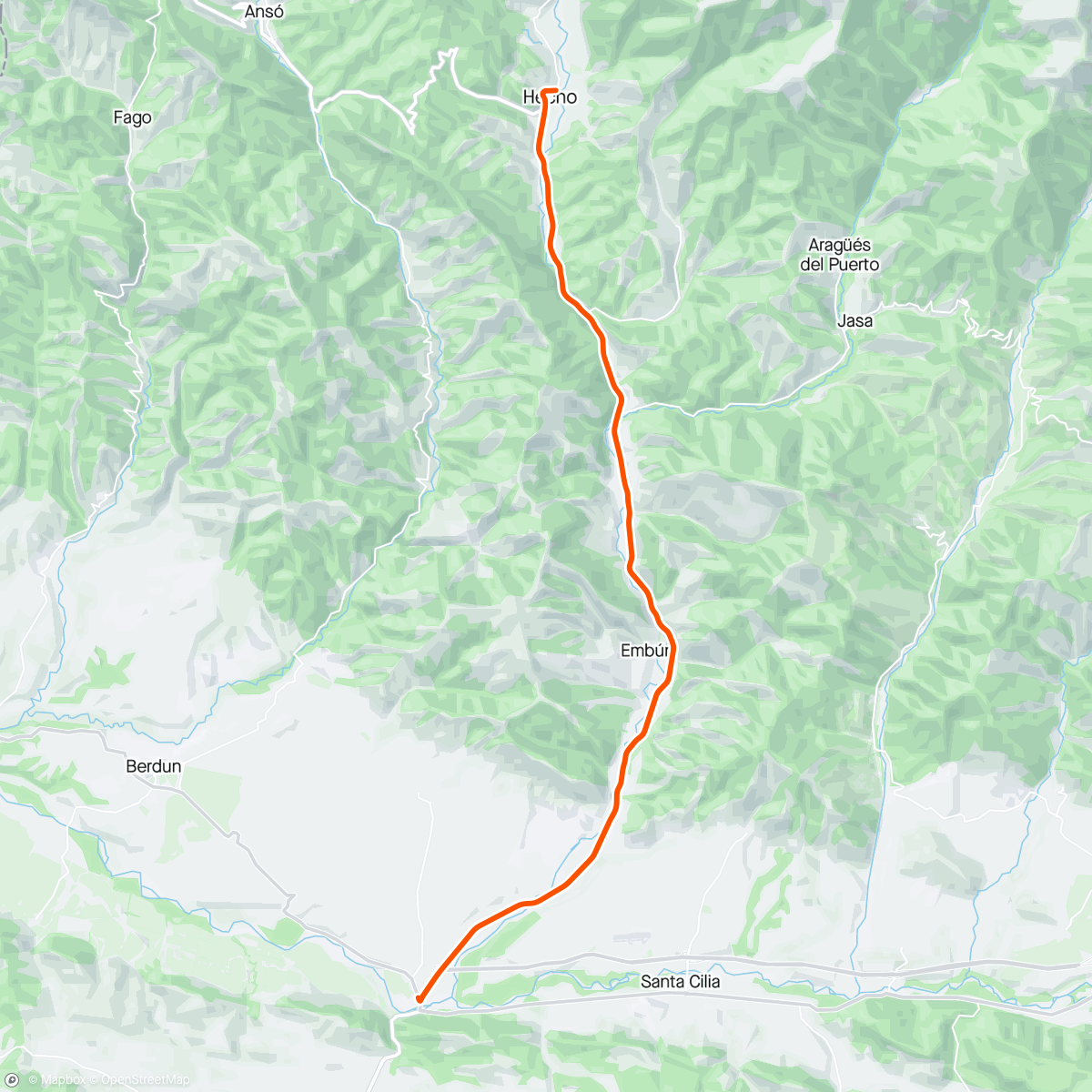 Map of the activity, BKOOL - Puente la Reina, Hecho