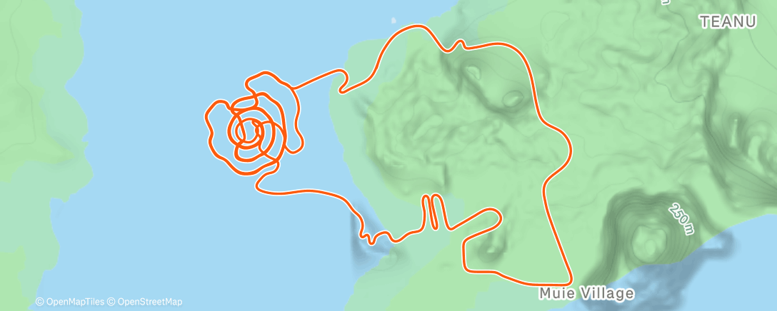 Map of the activity, Zwift - Volcano Climb in Watopia