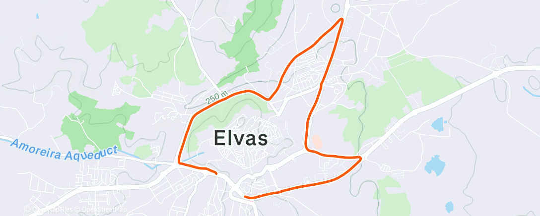 Map of the activity, A Volta simpática da Manuela