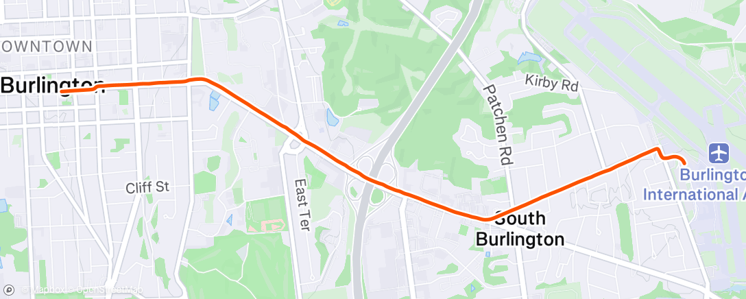 Map of the activity, Night Walk