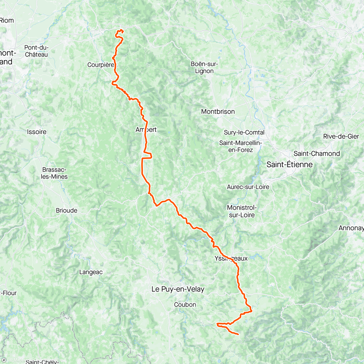 Map of the activity, Dauphiné #3