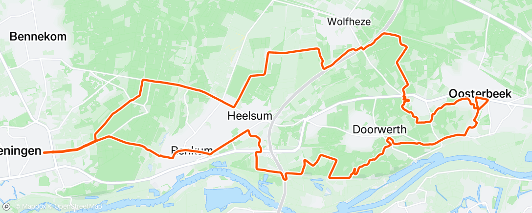 Map of the activity, Biking with my 2022 self ;) MTB ride with Annadea!