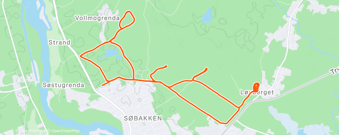 Map of the activity, En liten staketur, miniherd for meg detta nå