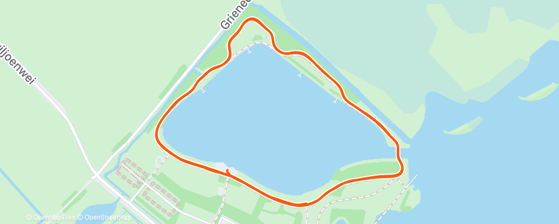 Карта физической активности (De Potten parkrun)