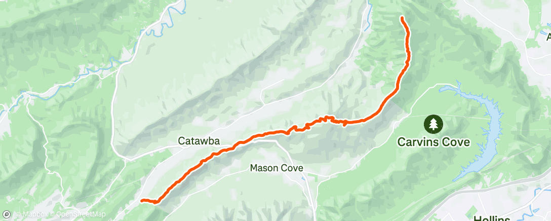 Map of the activity, VA AT: Day 2