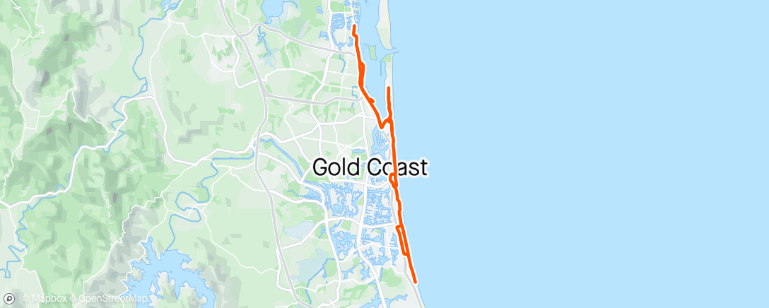 Map of the activity, Gold Coast Mara - 2.57