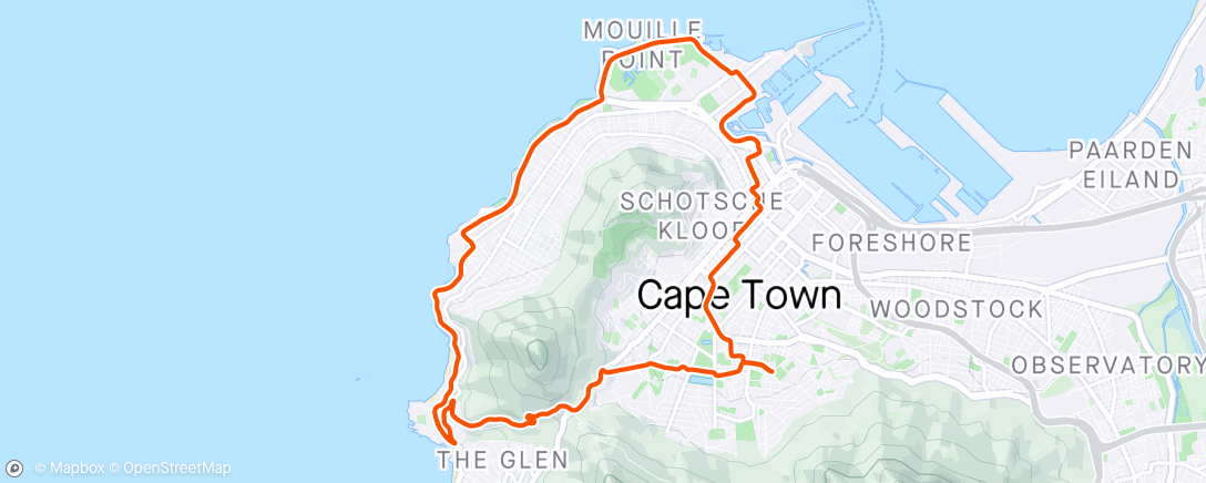 Map of the activity, 126- Afternoon Gravel Ride