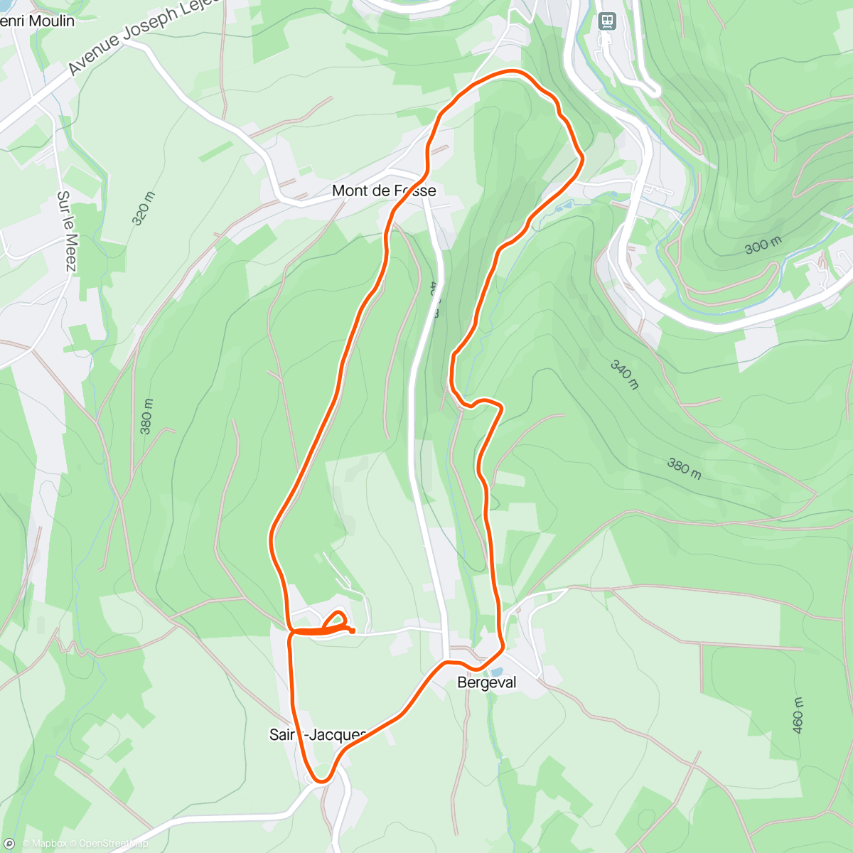 Map of the activity, Ardennen Petit Paradise