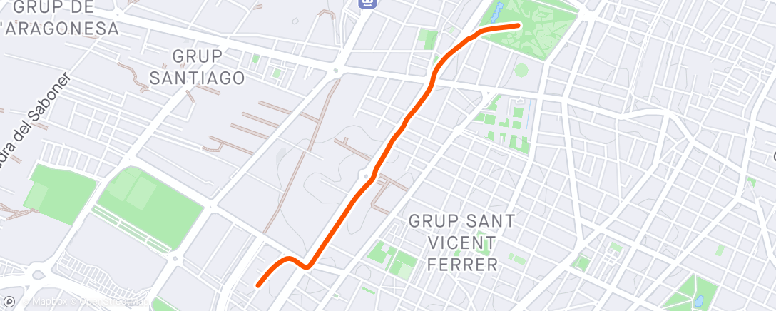 Karte der Aktivität „Vuelta poc a poc”