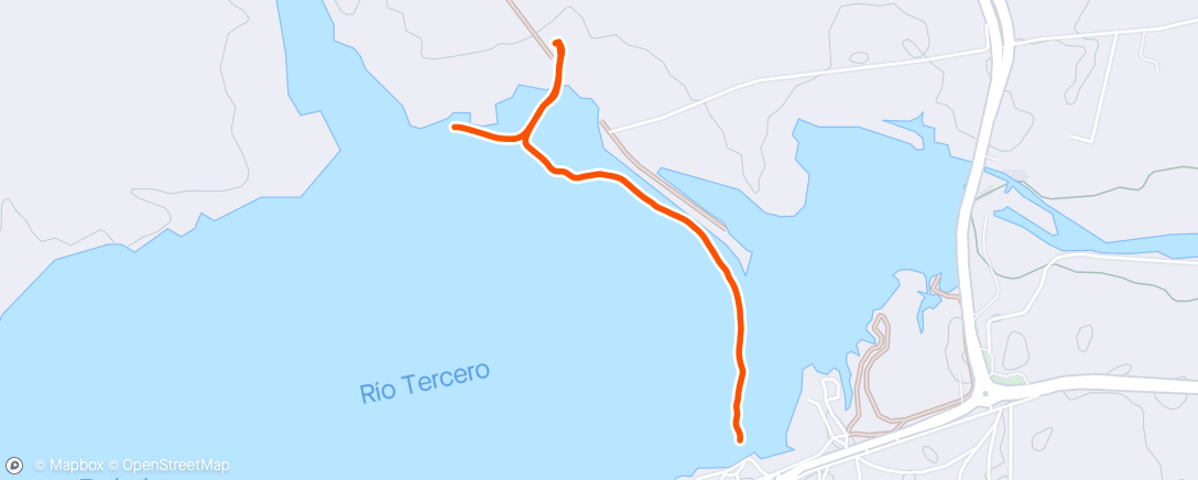 Map of the activity, Surf de remo matutino