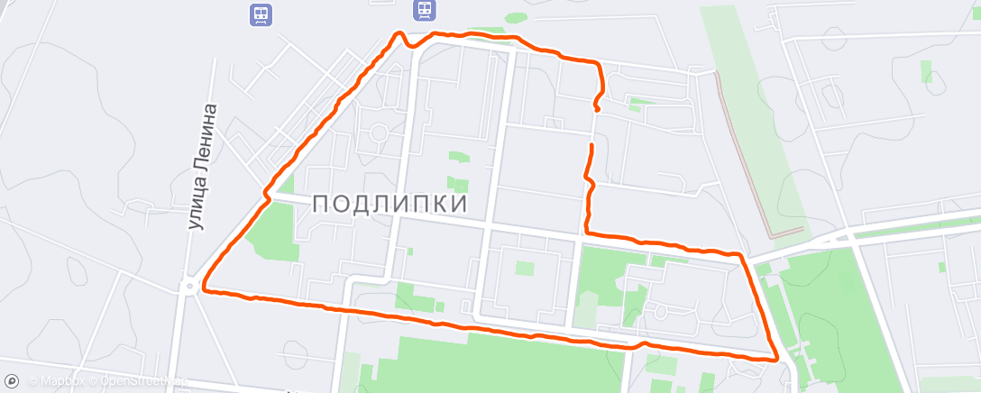 Mapa da atividade, Дневная прогулка
