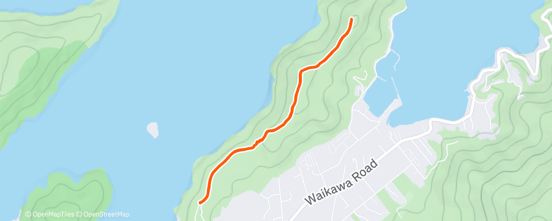 Map of the activity, Queen Charlotte Viewpoint