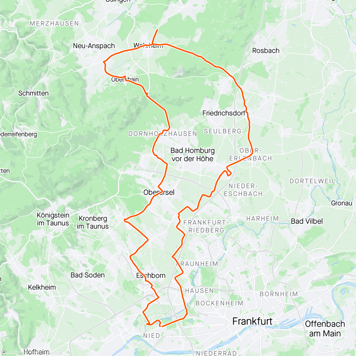 「BW-Depot - Wehrheim - Saalburg 🏰🚵‍♂️」活動的地圖