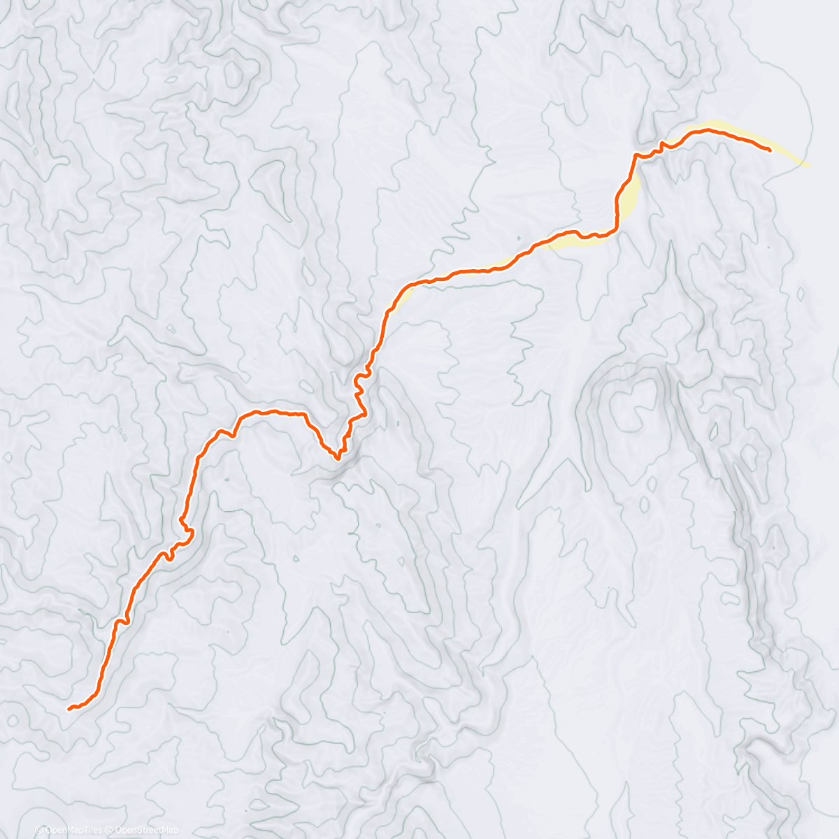 Map of the activity, Marble Canyon -> Deadhorse Canyon