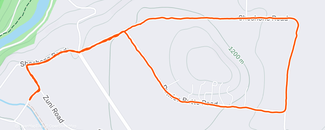 Map of the activity, Bend Crimmus Cruise 12.25.25 +L3