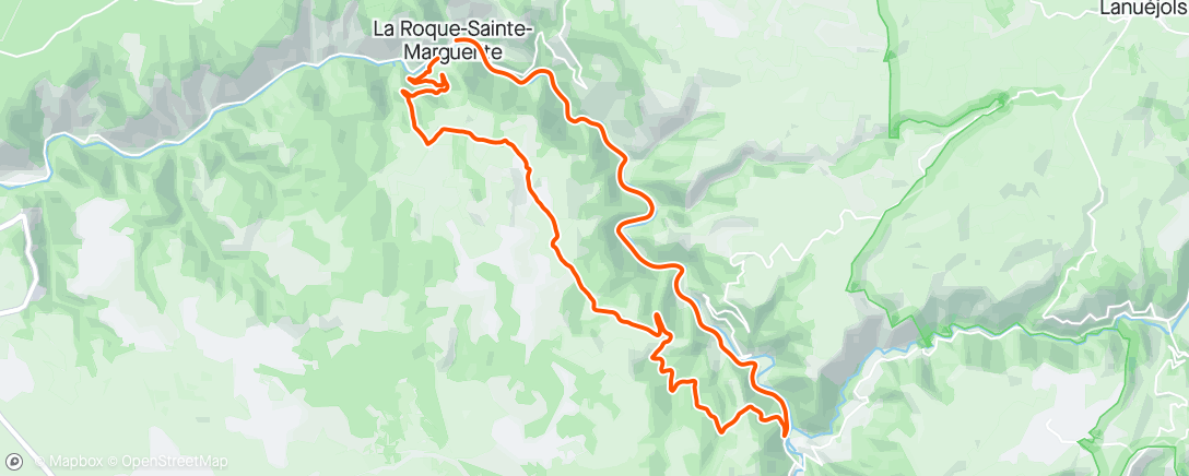 Map of the activity, Sortie vélo dans l'après-midi