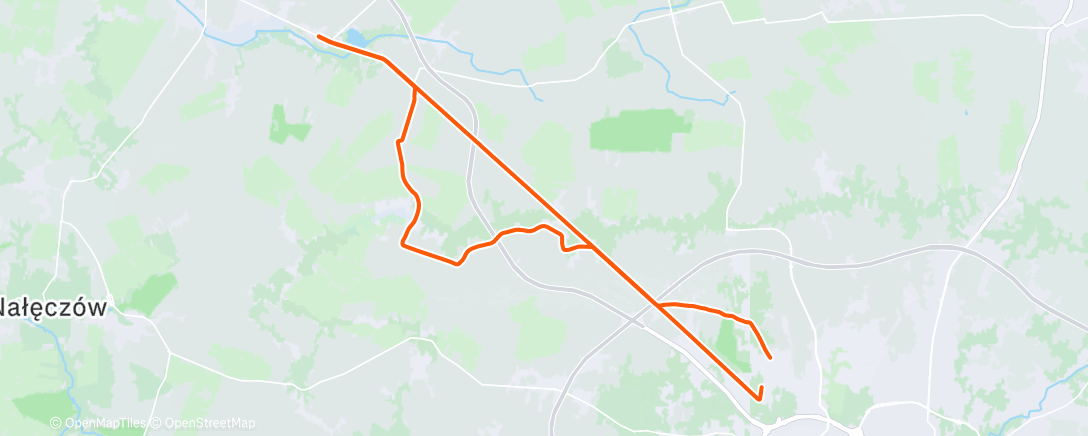Map of the activity, Afternoon Ride