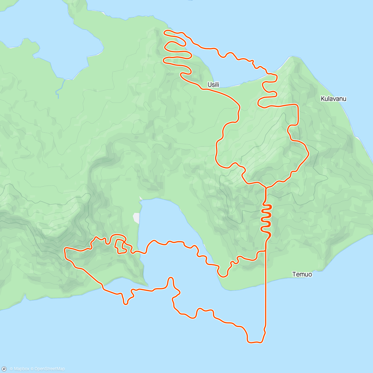 Map of the activity, Zwift - Mayan Mash in Watopia