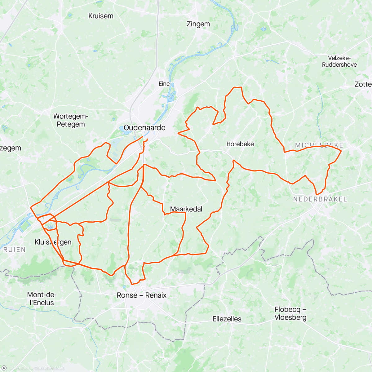 Map of the activity, DE RONDE ❤️