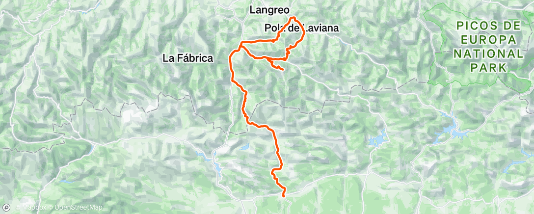 Map of the activity, Vuelta last one! 🤗