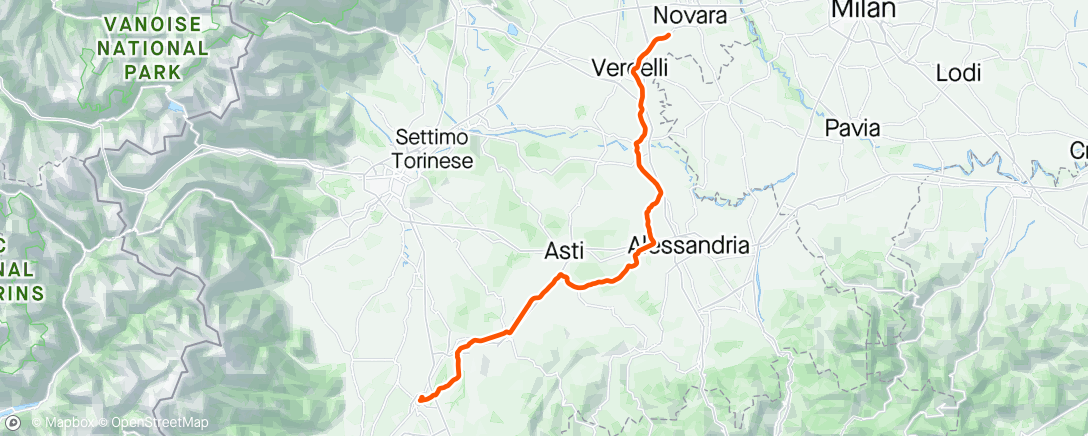 Map of the activity, Giro d’Italia Stage 3
