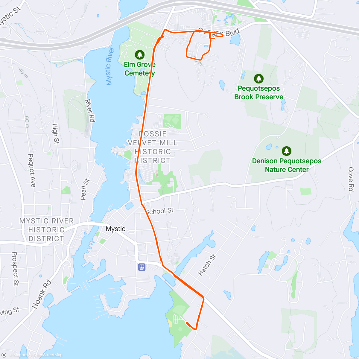 Map of the activity, Mystic morning