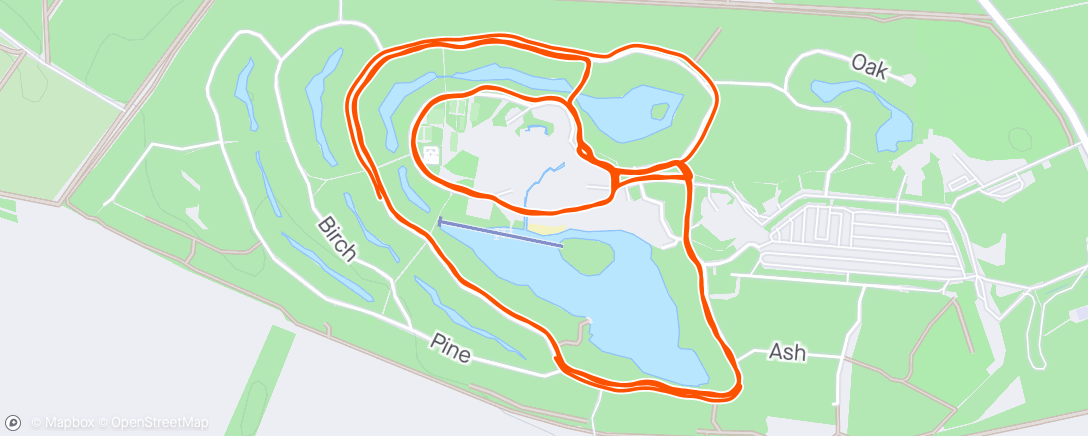 Map of the activity, Very very lost around Centerparcs - this place is a maze 😂