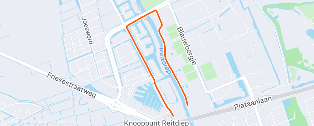 Карта физической активности (Morning Run)