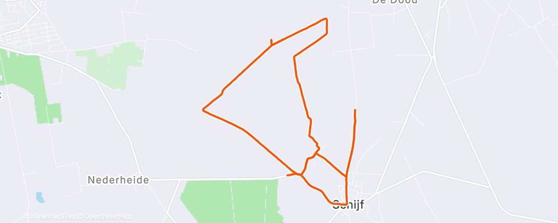 Map of the activity, Running home for Christmas 🎄