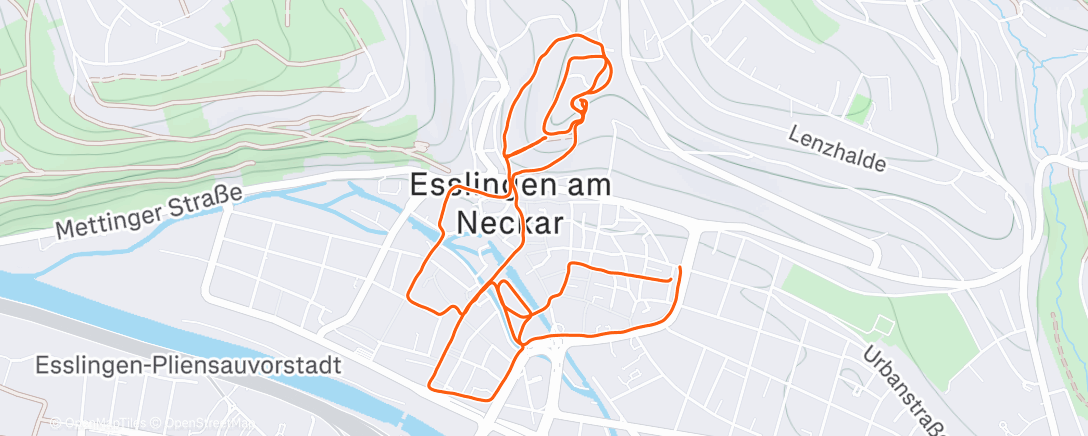 Map of the activity, Für Treppenliebhaber