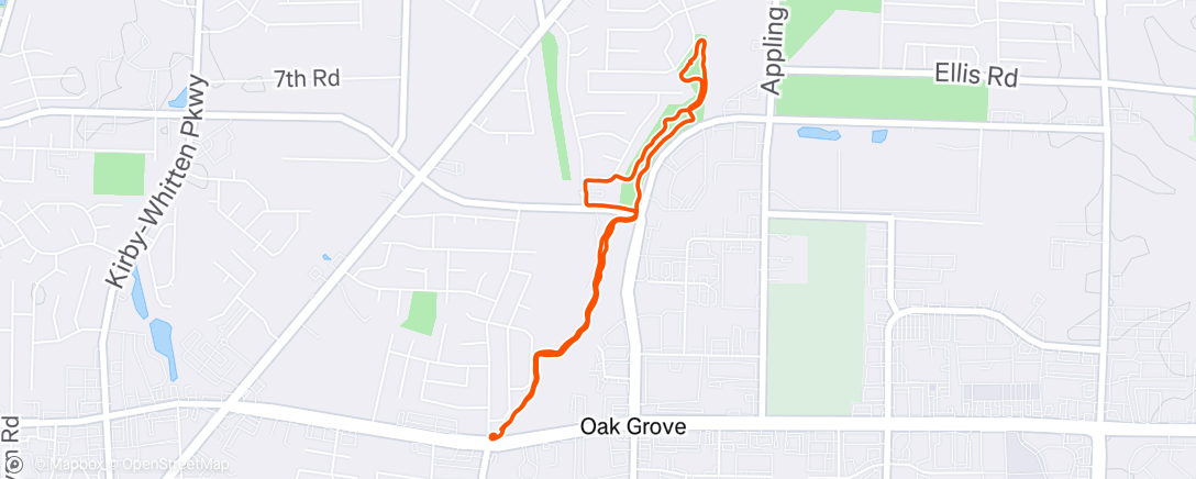 Карта физической активности (Easy Recovery Run)