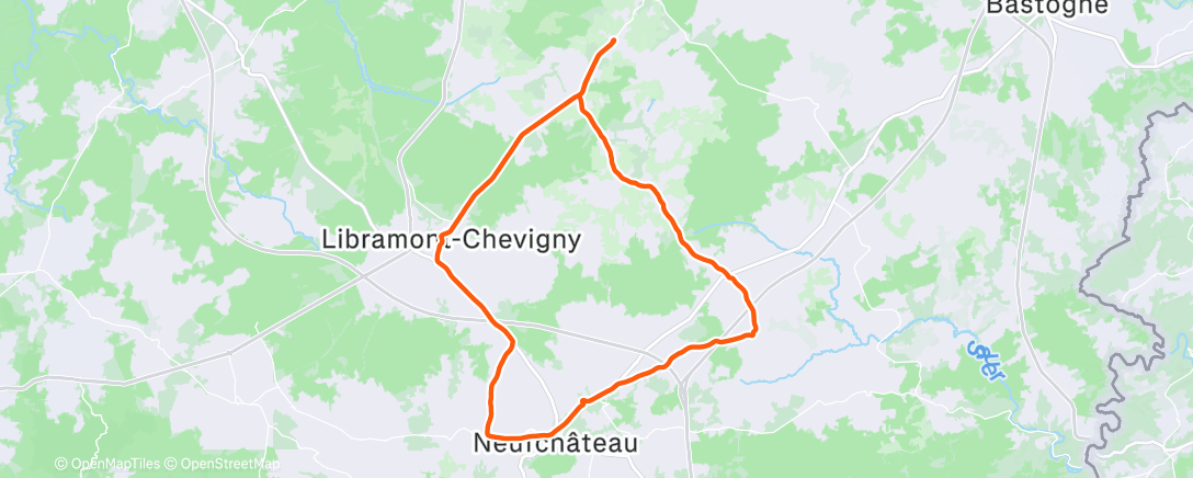 Map of the activity, Clap de fin 2025 avec Ali ❄️🌞