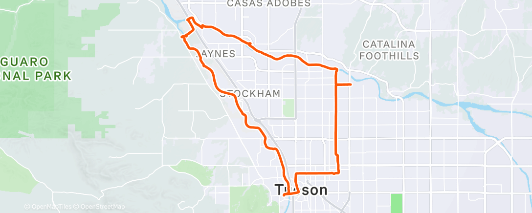 Map of the activity, Post vacay