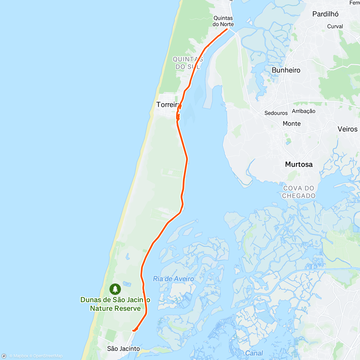 Map of the activity, Vélo du matin