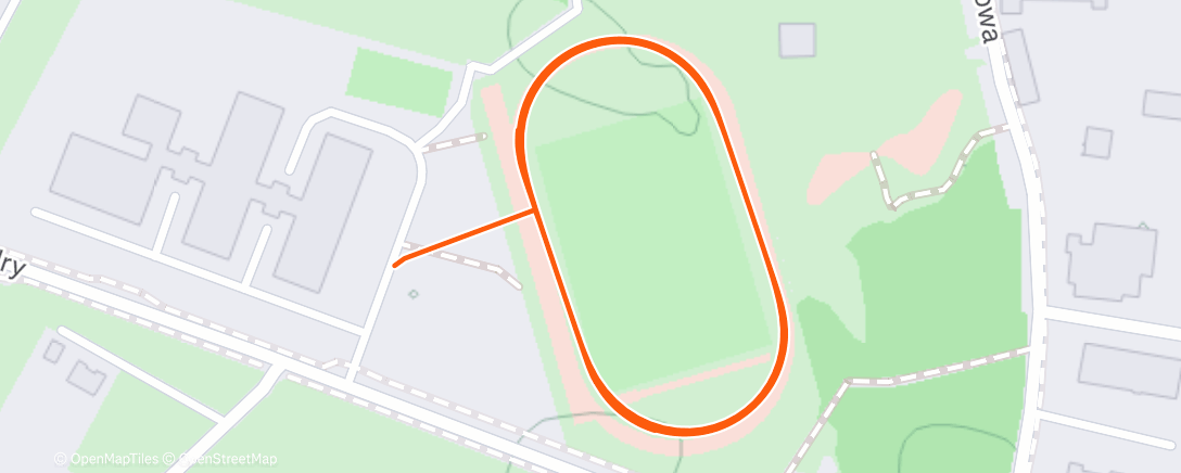 Map of the activity, 🏃‍♂️Ciągły 10km ⏱️~3:35/km
