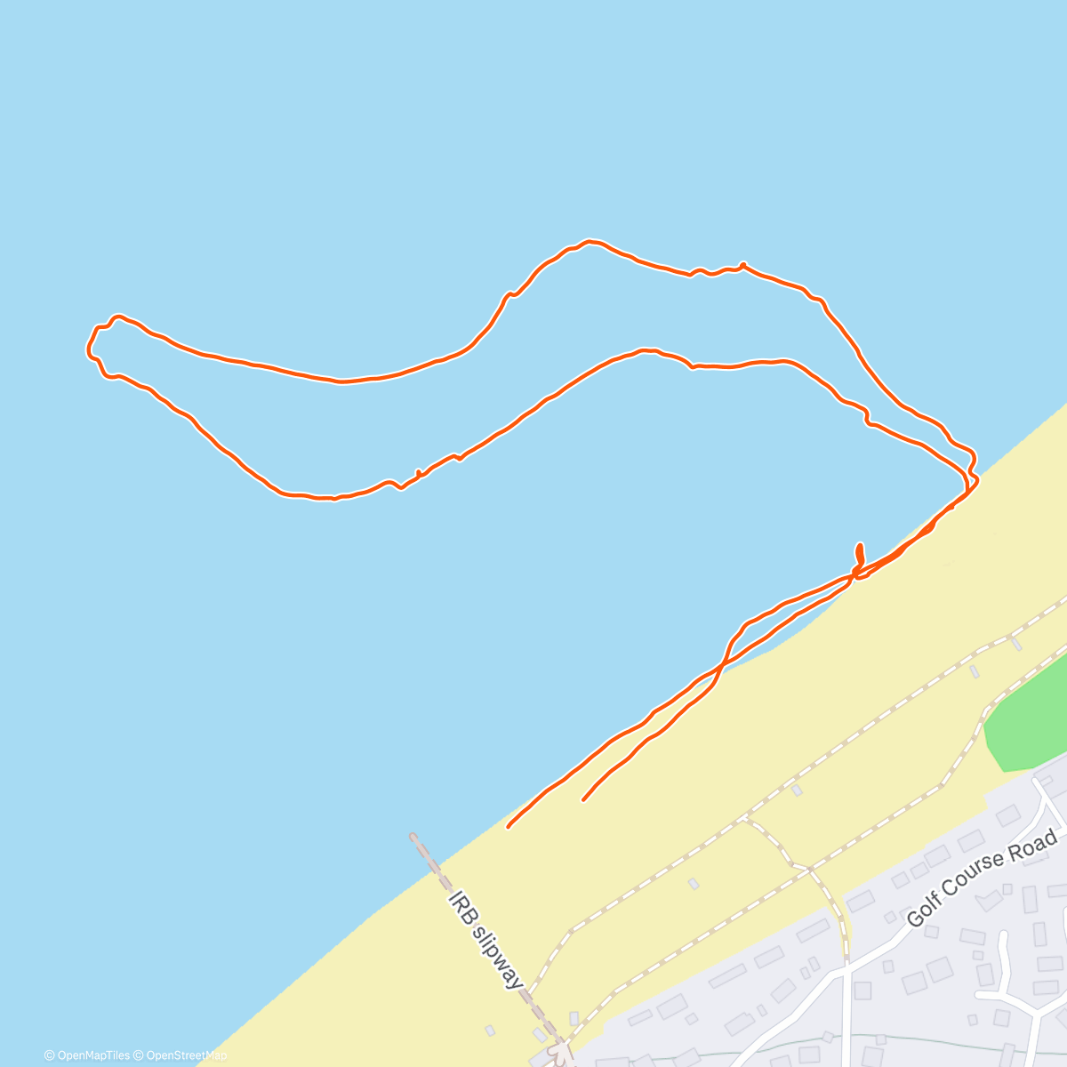 Map of the activity, Afternoon Walk