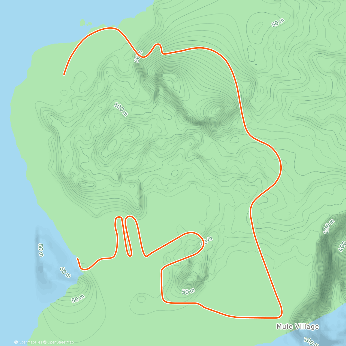 Map of the activity, Zwift - Fartlek 5's on Flat Route in Watopia